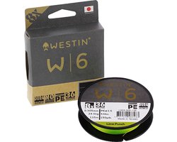 Westin W6 8 Braid Lime Punch 0.14mm 135m | Gevlochten lijn