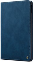 iPad Air 2 Bookcase hoesje - CaseMania - Effen Donkerblauw - Kunstleer