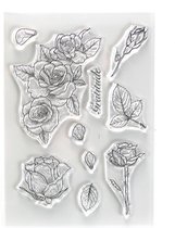 ECD Clear stamps A5 Beautiful blooms - Gratitude