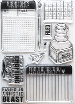 ECD Clear stamps A5 - Ink with journaling cards