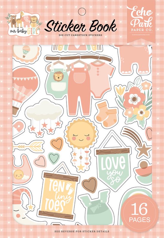 Echo Park - Notre livre d'autocollants Bébé Girl (OBA301029)