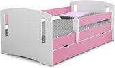 Kocot Kids - Bed Classic 2 grijs met lade zonder matras 160/80 - Kinderbed - Grijs