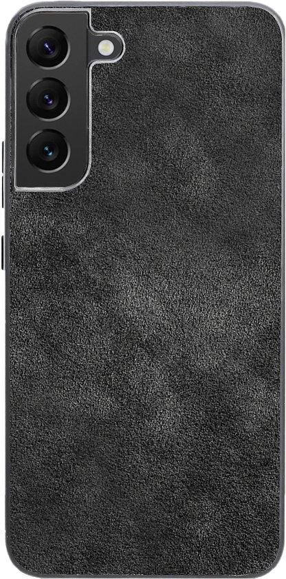 Samsung S22 - Coque Alcantara - Zwart Grijs | bol