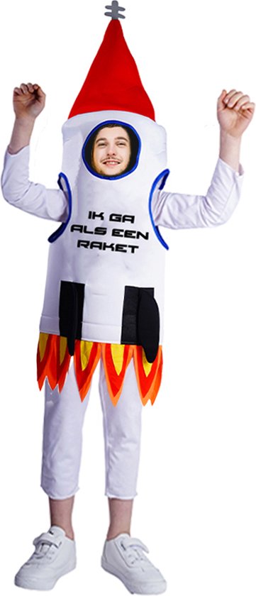 Abnormaal Ontrouw kubus Raket kostuum - Ik ga als een raket - Raketpak - Carnavalskleding -  Carnaval kostuum -... | bol.com