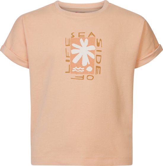 Noppies T-shirt Palmona - Almost Apricot - Maat 134