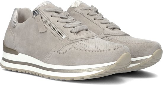 Gabor 528 Lage sneakers - Dames - Taupe - Maat 42,5 | bol.com