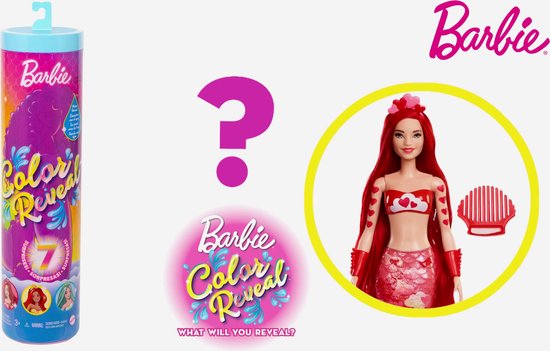 Barbie Color Reveal Assortiment Poupée Sirène