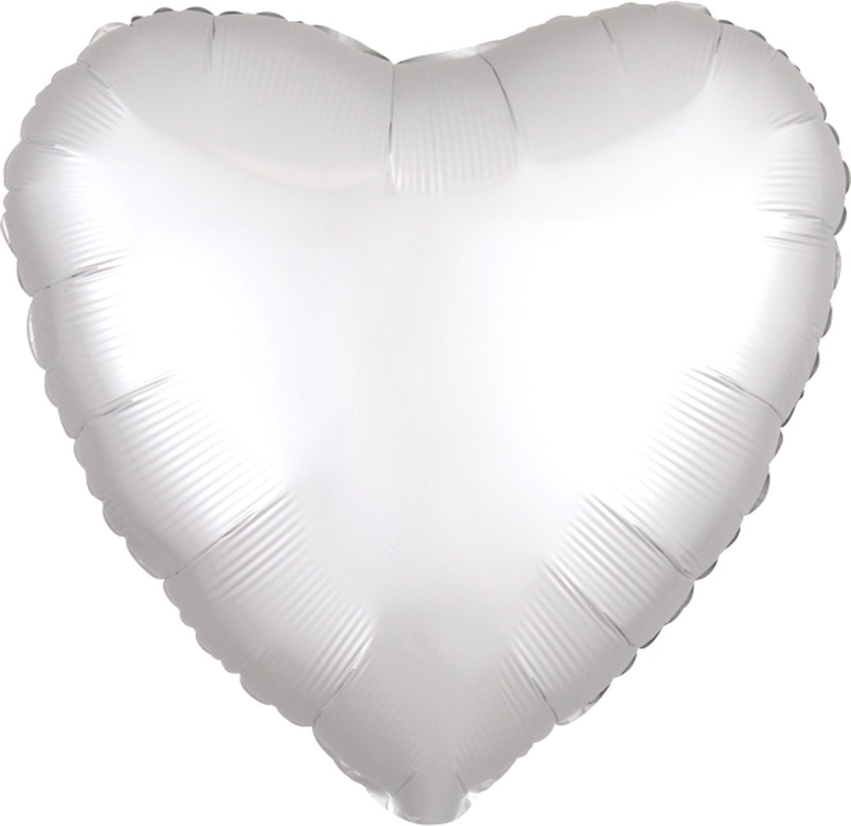 Folie ballon hart wit | niet gevuld