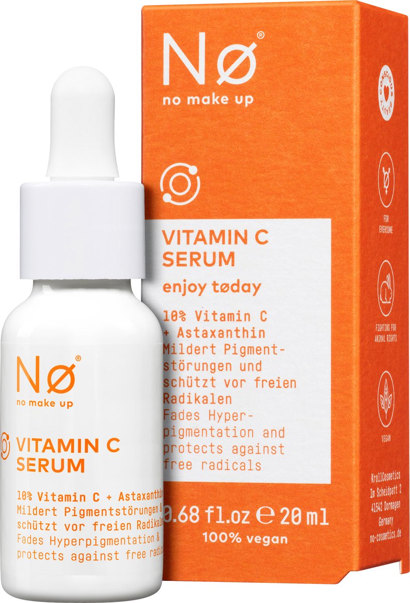 Nø Cosmetics Gezichtsserum met Vitamin C, 20 ml
