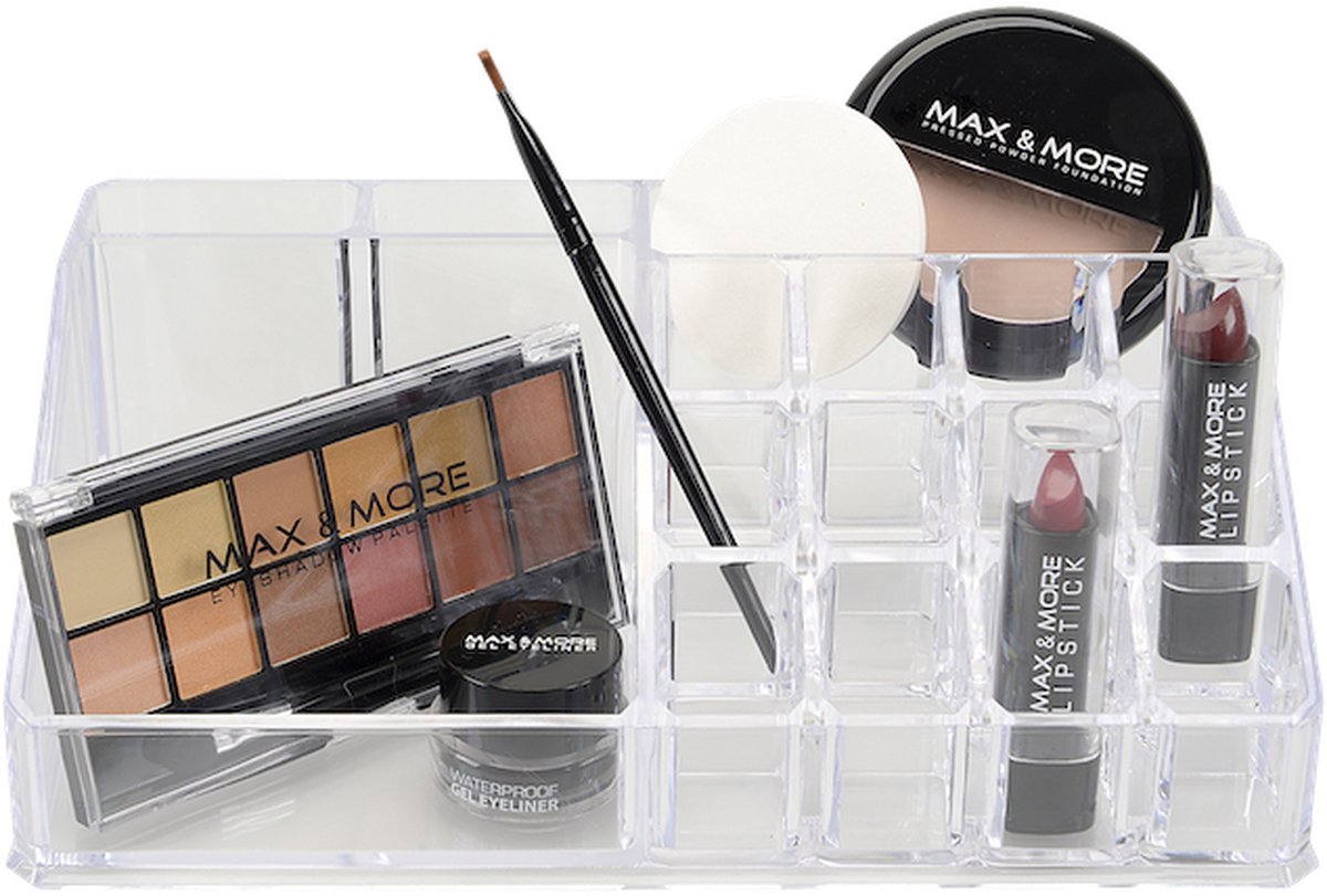 Make-up organizer - sorteervakjes - transparant