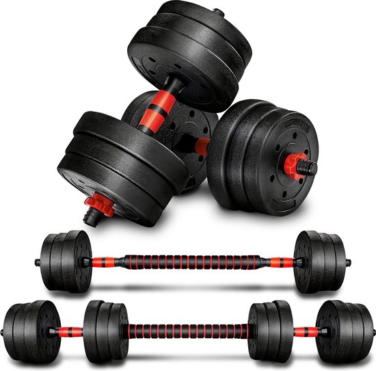 Coazy Dumbell and Barbell Set Réglable - Haltères - Poids Fitness