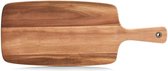 Zeller, Rechthoekige Acacia houten keuken snijplank met handvat, 52 cm - serveerplank, snijplank met handvat, acacia, 52 x 20,5 x 1,2 cm, naturel