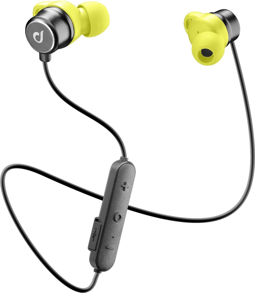 Cellularline Run Headset Draadloos In-ear Sporten Bluetooth Zwart, Groen