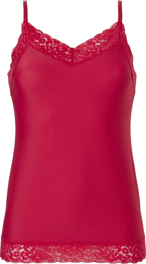 31912 Ten Cate Secrets Haut Spaghetti Dentelle - Rouge