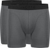 Basics long shorts grey 2 pack voor Heren | Maat XL