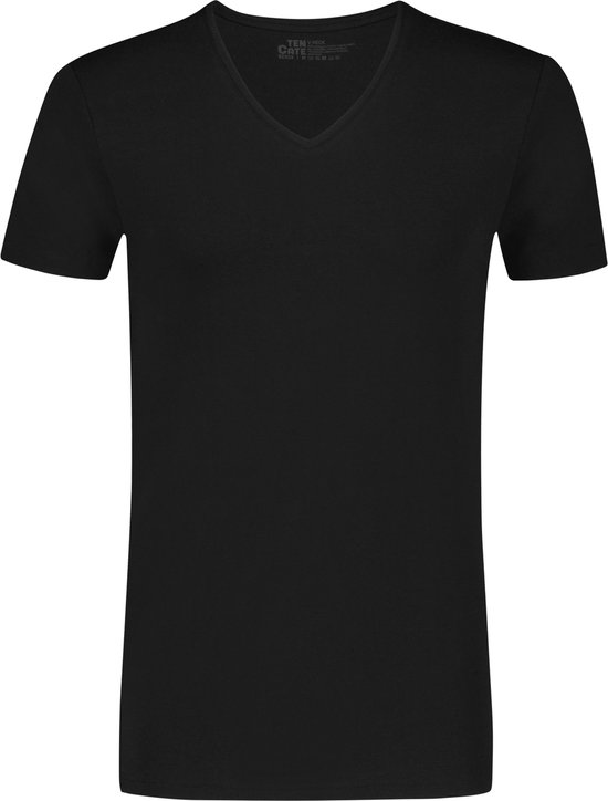 Ten Cate T-Shirt Homme Col V 2-Pack - 32325 - M - Zwart