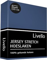 Livello Hoeslaken Jersey Denim 90x200