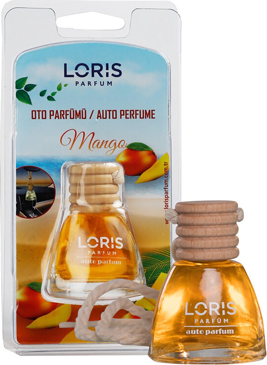 Goedkoopste LORIS - Autoparfum - Autogeur - Auto Luchtverfrisser - Auto Geurverfrisser - Mango - 10ml