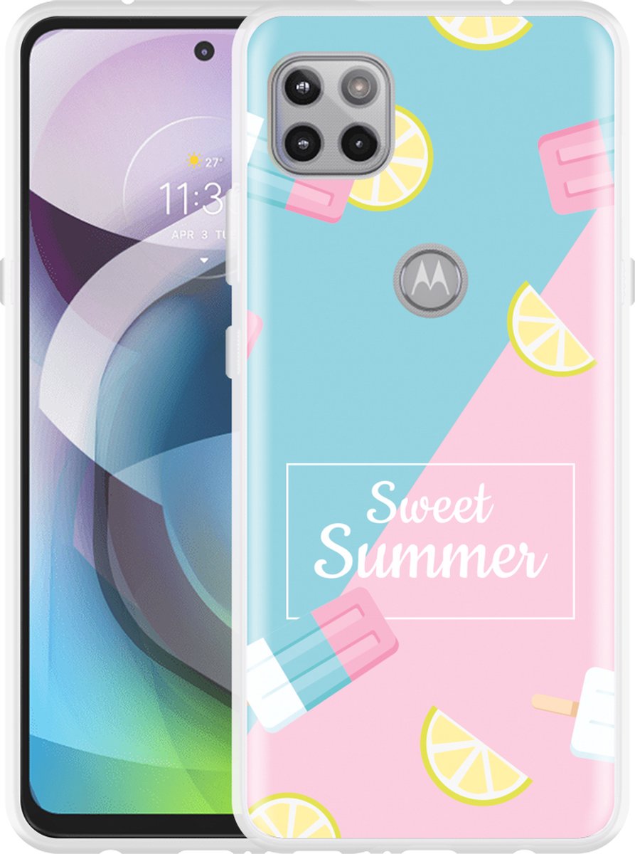Motorola Moto G 5G Hoesje Sweet Summer - Designed by Cazy