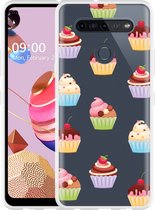 LG K51S Hoesje Cupcakes - Designed by Cazy