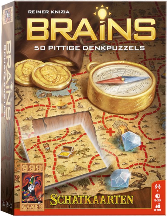 Brains: Schatkaarten Breinbreker - 999 Games
