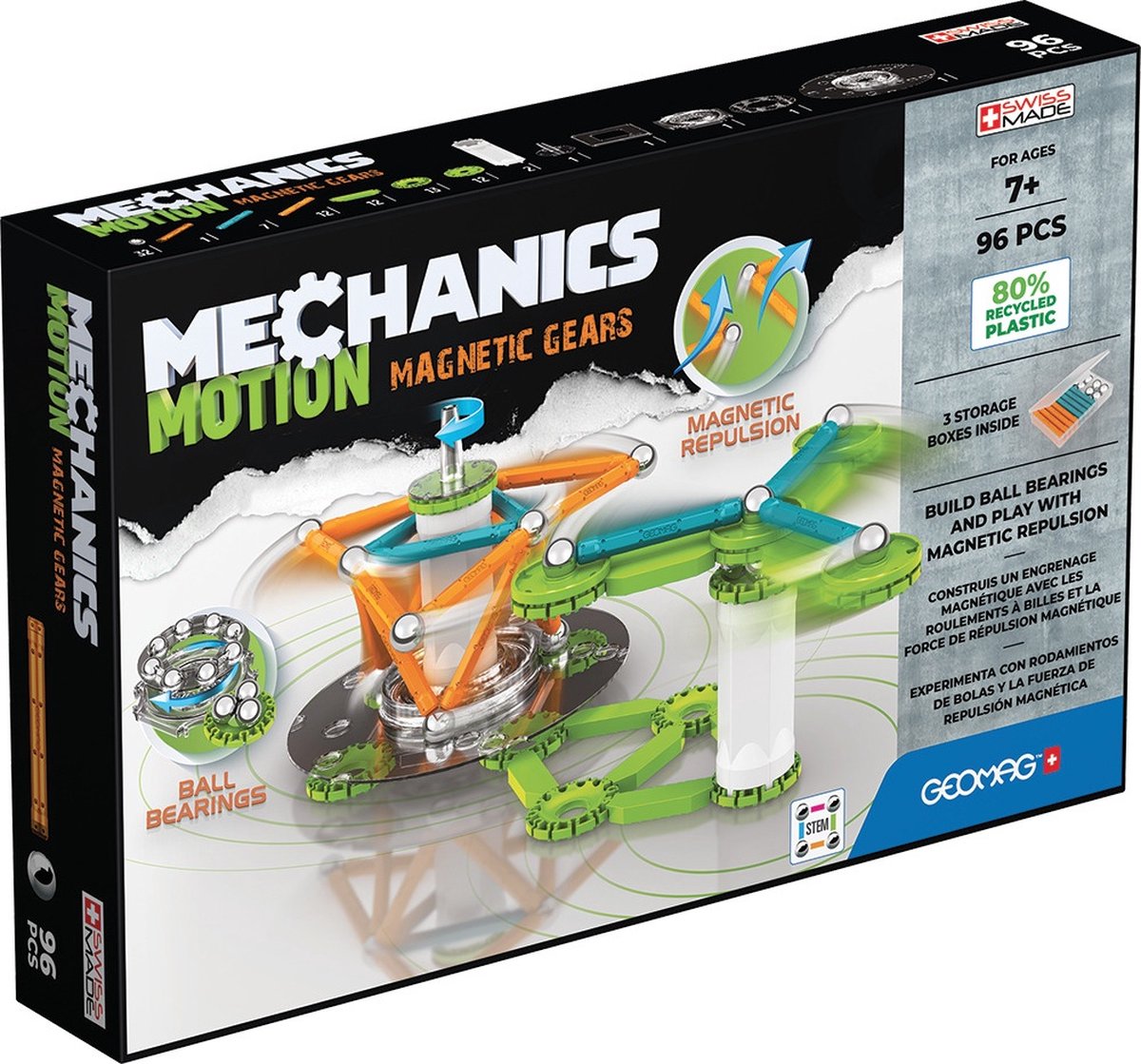Geomag Mechanics Motion RE 2Magnetic Gears 96 delig