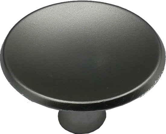 Hermeta meubelknop rond 30 mm met bout M4 nieuw zilver - 3751-02