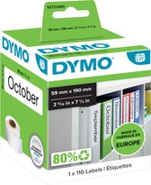 Label Dymo 99019 labelwriter 59x190mm classeur large 110pc