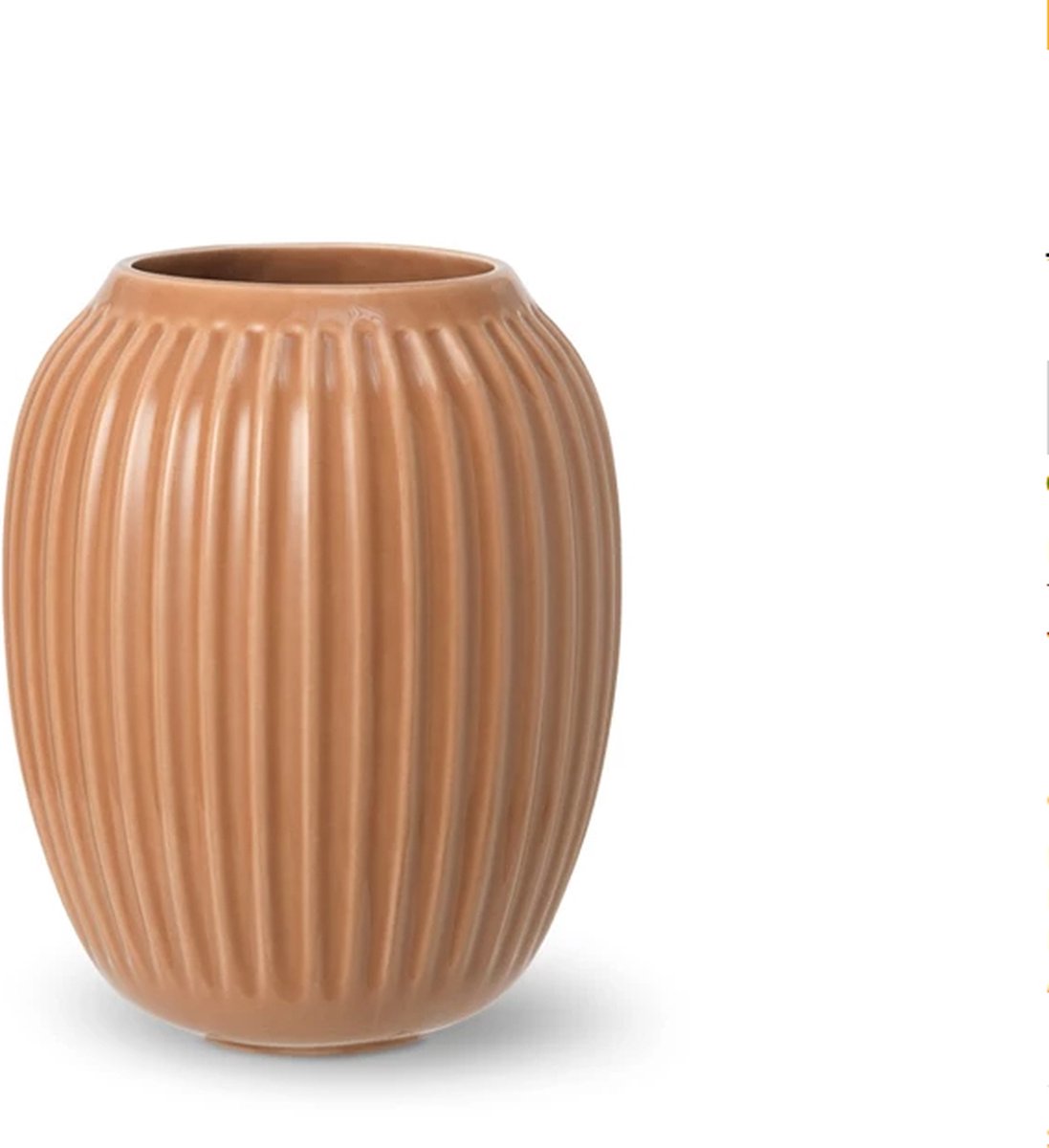 Kähler Hammershoi vaas H21cm caramel