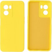 Coque de téléphone Fashion Backcover - Coque de couleur - Convient pour Oppo A77 5G & A57 5G - Jaune