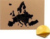 Prikbord Europa – Fotofabriek prikbord kurk – Memobord – Prikbord 60x40 cm