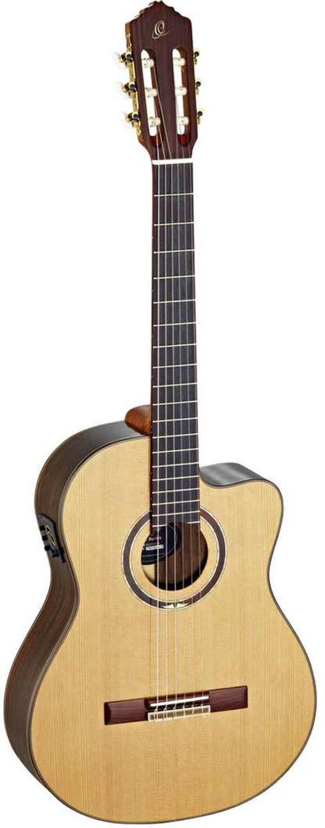 Ortega RCE159MN Medium Neck Natural - 4/4 Klassieke gitaar