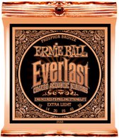 Ernie Ball EB2550 10-50 Everlast Coated 80/20 Bronze Custom Light - Akoestische gitaarsnaren