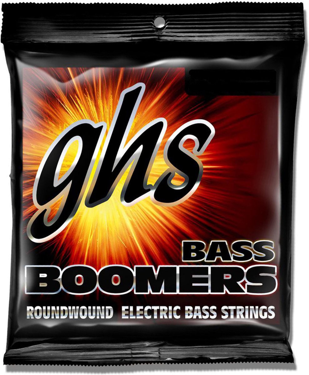 GHS 5er bas Boomers 45-130 Long Scale 45-65-85-105-130 - Snarenset voor 5-string basgitaar