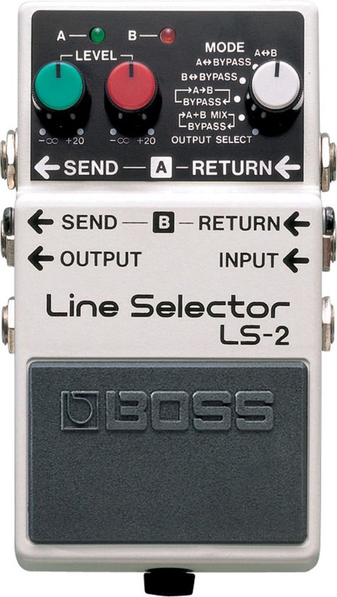 Boss LS-2 Line Selector - A/B/Y Box gitaareffect | bol