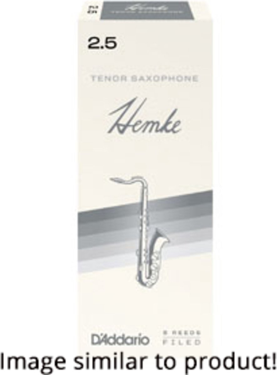 Hemke Tenorsaxofoon 2,5 doos met 5 rieten - Riet voor tenorsaxofoon