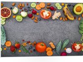 PVC Schuimplaat- Rechthoek van Fruit en Groente - 75x50 cm Foto op PVC Schuimplaat