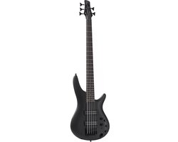 Foto: Ibanez sr305eb weathered black 5 6 snarige basgitaar