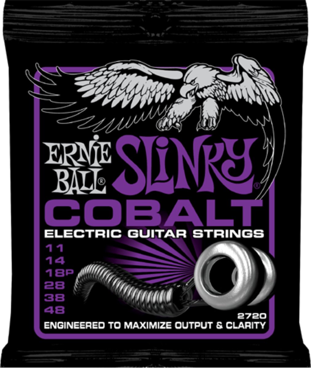 Ernie Ball EB2720 11-48 Cobalt Power Slinky - Elektrische gitaarsnaren