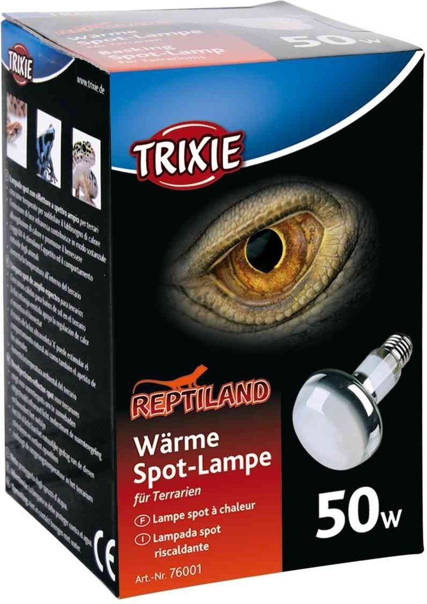 Trixie reptiland warmtelamp (50 WATT 8X8X10,8 CM) - Trixie