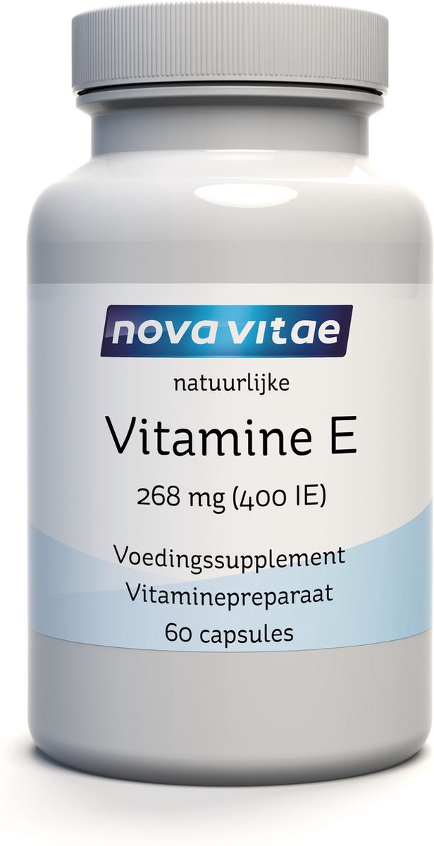 Goedkoopste Nova Vitae - Vitamine E - 400 IE - 60 capsules