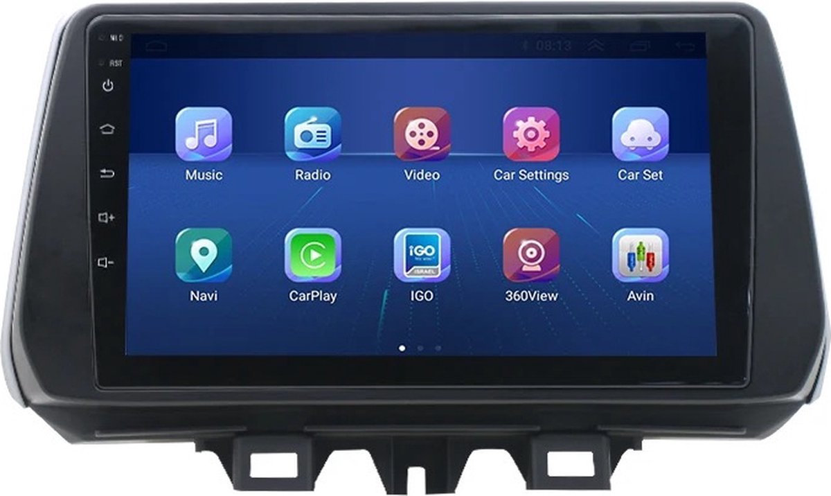 4core Hyundai Tucson 2019-2021 Android 11 navigatie en multimediasysteem 1+16GB