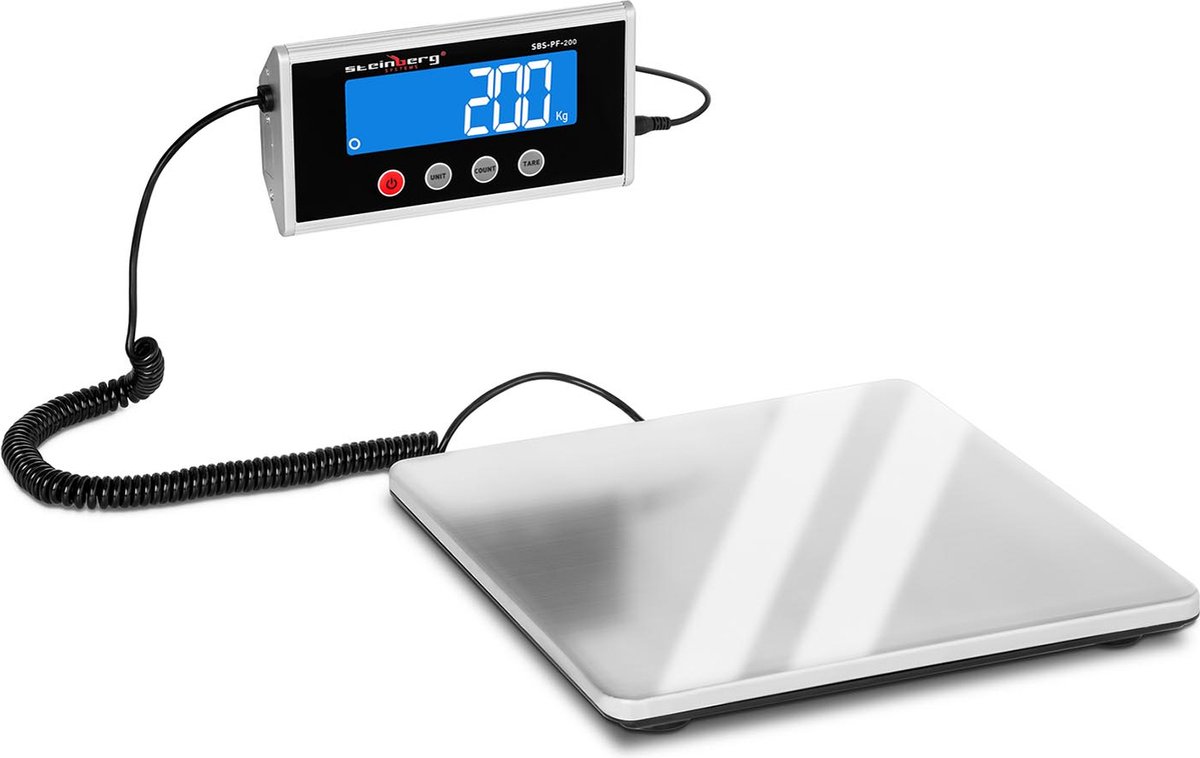 Pakketweegschaal 200 kg / 100 g - Steinberg Systems