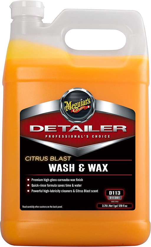 Meguiar's D11301 Citrus Blast Nettoyant et Cire - 3,78 L