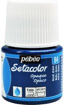 Pebeo setacolor opaque - 84 blue jeans 45 ml
