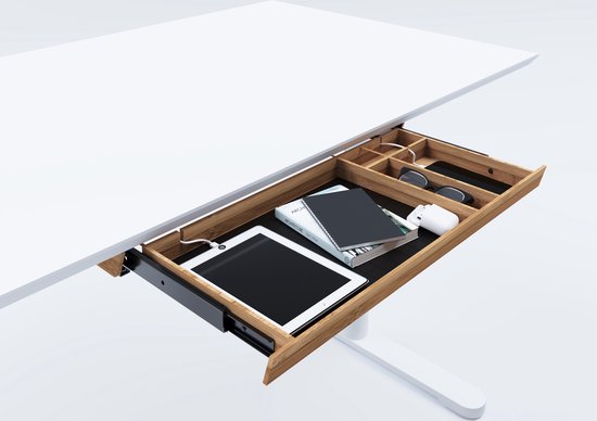 Foto: Actiforce stationery drawer bamboo bureaulade bamboe bureau organizer