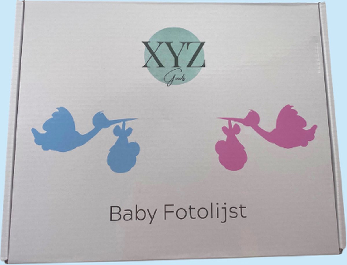 XYZ Goods Baby Fotolijst - met Klei Afdruk Voet en Hand ( Gipsafdruk baby ) - Kraamcadeau Jongen / Kraamcadeau Meisje - Babyshower - Kraampakket / Geboorte Cadeau - Baby Artikelen - Zwart – foto 8
