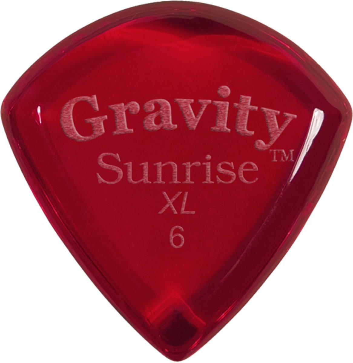 Gravity Guitar Picks GSUX6P Sunrise XL 6,0 mm - Plectrum