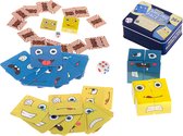 Leuk Educatief Spel voor Jong & Oud 3+ Jaar - Gezelschapsspel 2 Spelers Zoek de Blokken Snel Bij Elkaar - Leer Emoties Herkennen & Benoemen - Face Change Cube - Actie Spel Drankspel