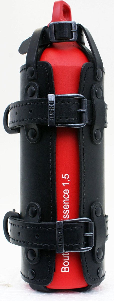 D3SD - Fuel bottle houder - 1.5 liter - zwart - leder